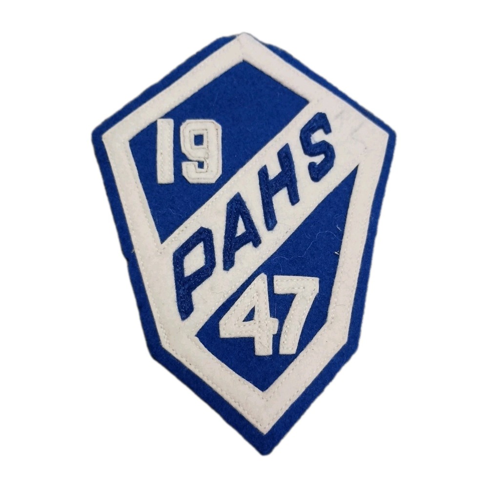 1947 PAHS Phillipsburg Area High School Pennsylvania Patch Blue & White New NOS